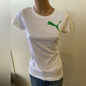 Vintagee Puma long line fitted T-shirt